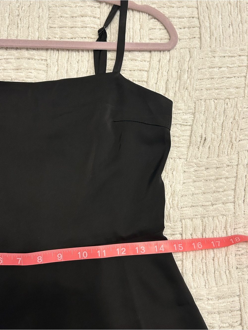Studio 19 Black Square Neck A-Line Dress - Picture 7 of 7